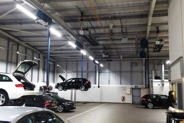 Garages Keep Comfortable with Airius Workshop Cooling