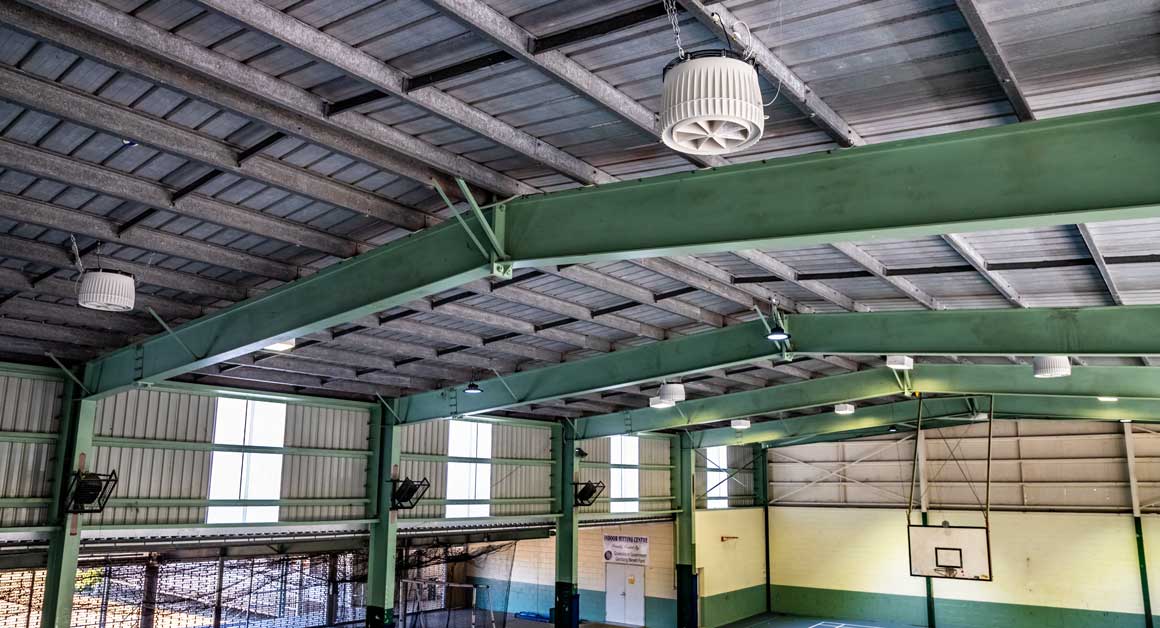 Airius-Cooling-Fans-Benefit-Smithfield-School-Sports-Hall