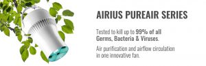 Airius PureAir Kills Coronaviruses and PHI Kills Viruses